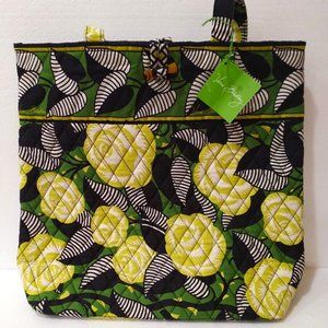 Vera Bradley Protobello Road large Toggle Tote Green/Black